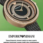 Emporio Armani Quartz Black Watch