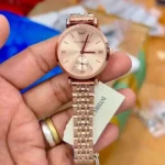 Emporio Armani Rose Gold Slim Women Watch