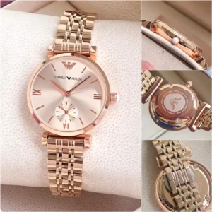 Emporio Armani Rose Gold Slim Women Watch