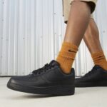 First Copy Nike Air Force 1 Black Semi UA Quality Men Shoes