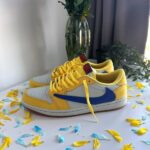 First Copy Nike Jordan 1 Low x Travis Scott Canary Yellow