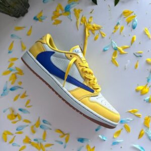 First Copy Nike Jordan 1 Low x Travis Scott Canary Yellow