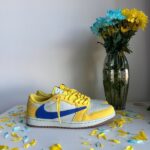 First Copy Nike Jordan 1 Low x Travis Scott Canary Yellow