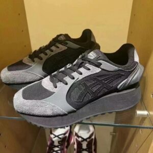First Copy Onitsuka Tiger Moage Black Grey Shoes