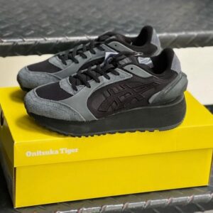 First Copy Onitsuka Tiger Moage Black Grey Shoes