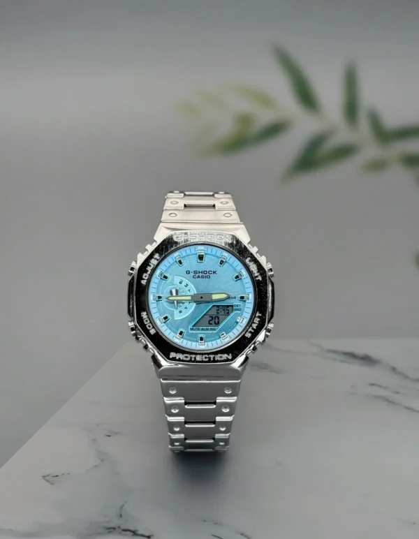 G-SHOCK GM-2100D Silver Ice Blue