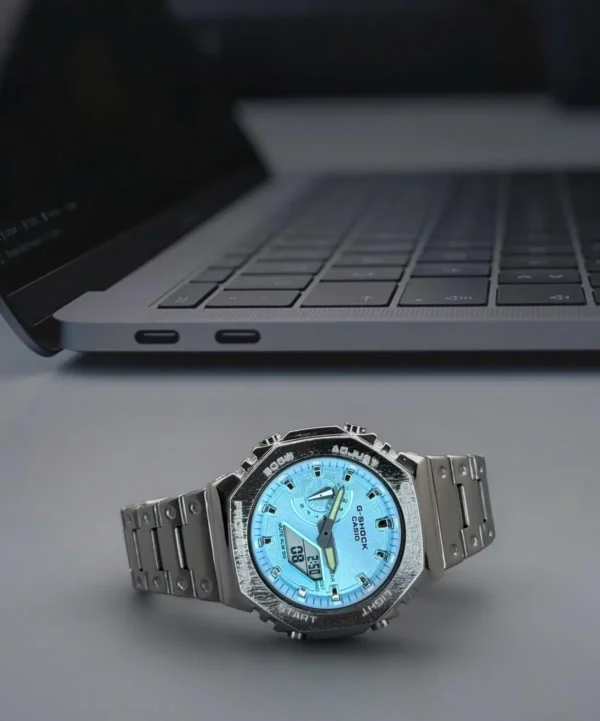 G-SHOCK GM-2100D Silver Ice Blue