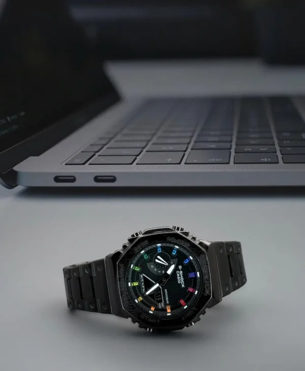 G Shock GM 2100D Black Rainbow