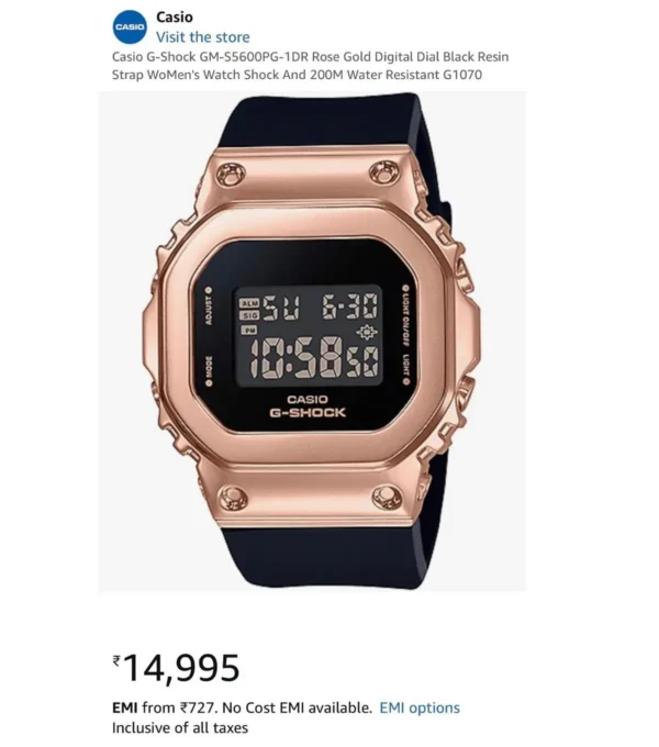 G-Shock Rose Gold Digital GM