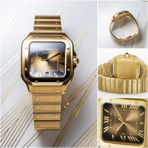 Cartier Santos Gold First Copy