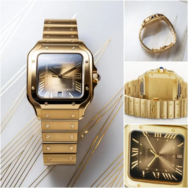 Cartier Santos Gold First Copy