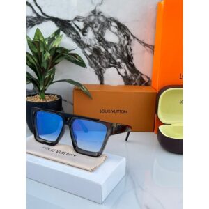 Grey Blue Louis Vuitton Sunglasses For Men