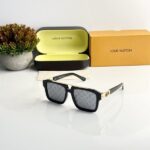 Gold Black Louis Vuitton Sunglasses 121 Printed