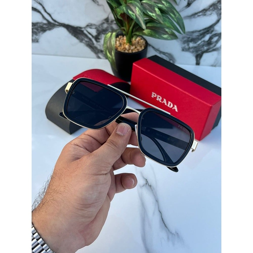 Mens-Prada-Sunglasses-88079-Black-Gold-2.jpg