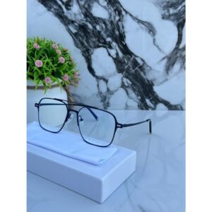 Blue Metal Attachment Sunglasses For Men