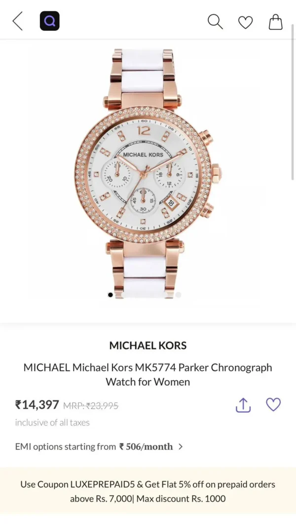 Michael Kors MK-5774 First Copy
