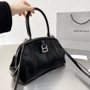 Hourglass S Black Handbag With Box