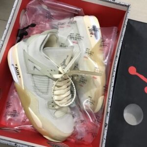 Nike Air Jordan 4 Off White Sail Semi UA
