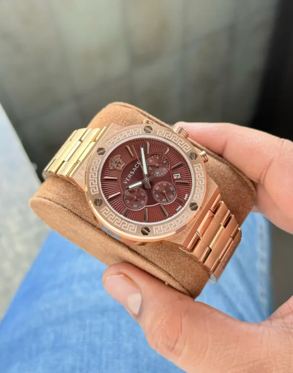 Versace Greca Rose Gold First Copy
