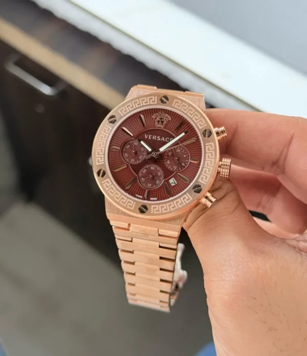 Versace Greca Rose Gold First Copy