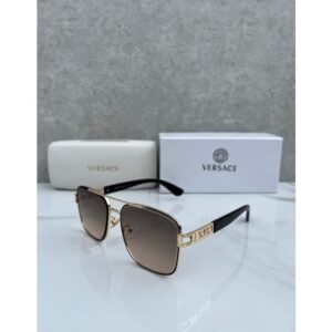 Versace Sunglasses Brown Gold For Men