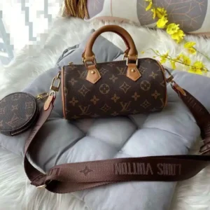 Vuitton Coffee Mono Empreinte Papillon Bb Carryall Bag