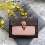 Vuitton Victorie Pink Shoulder Bag