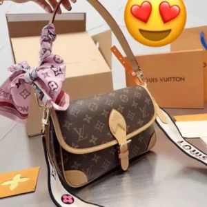 Vuitton Diane Coffee Premium Double Box Series With Scarf