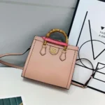GG Diana Pink Medium Handbag With Box