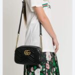 Gucci Bag Marmont Camera Sling Bag White With Og Box
