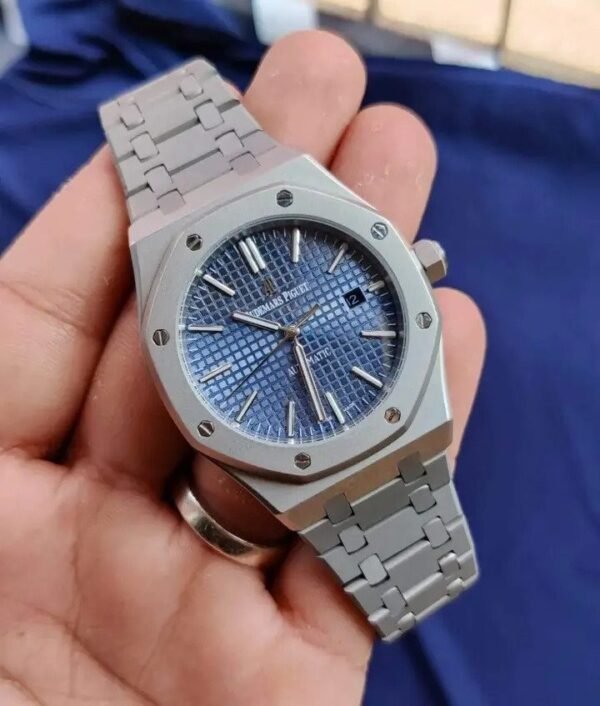 Audemars Piguet Royal Oak Silver Blue Automatic Watch Audemars Piguet Royal Oak Silver Blue Automatic Watch