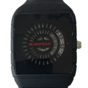 Black Seven Friday Watch - Stylish Black Square Dial Digital Watch