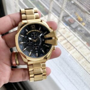 Diesel 10 Bar Golden with Back Dial