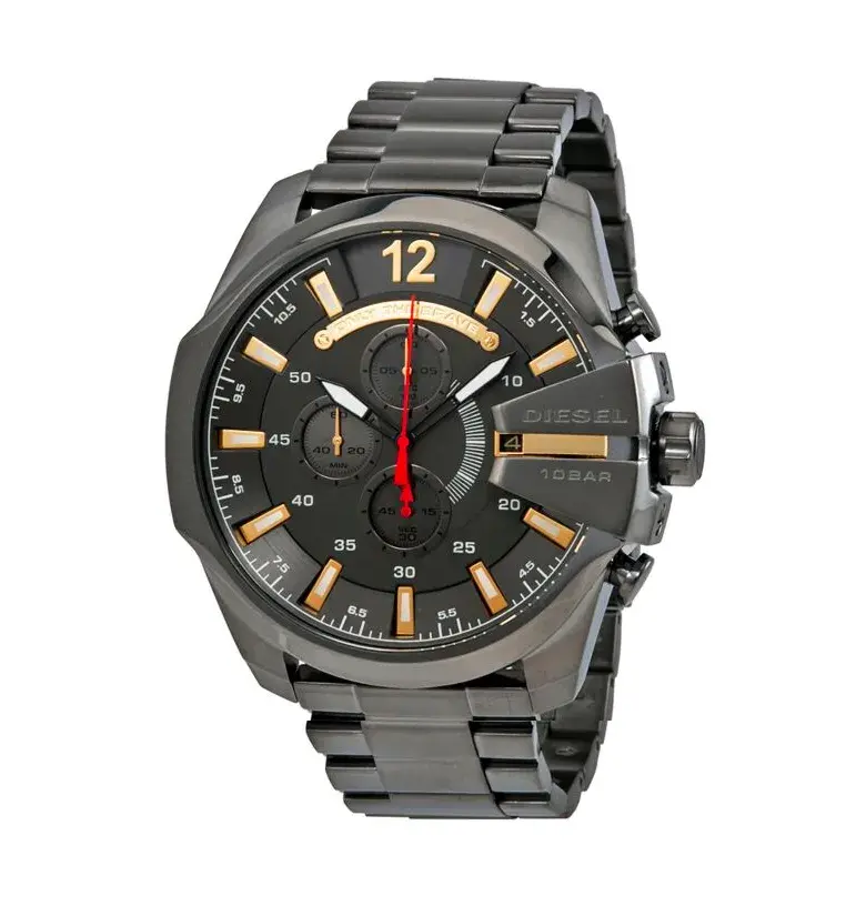 Diesel Mega Chief Men's Watch Full Black - DZ4479 Diesel Mega Chief Men's Watch Full Black - DZ4479