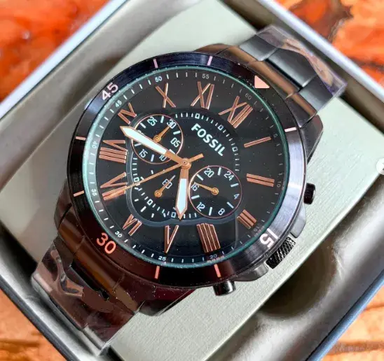 Fossil Grant Chronograph Sport Black Automatic Chronograph Men’s Watch FS5374 Fossil Grant Chronograph Sport Black Automatic Chronograph Men’s Watch FS5374