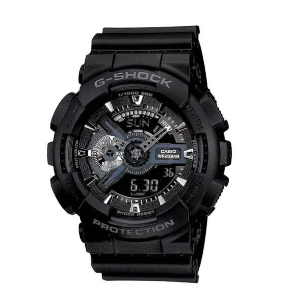 G Shock GA110 -1BDR Black Analog-Digital Dial Black Resin Strap Men's Watch