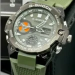 G Shock Green Watch - Casio G Shock Green Stylish Swiss Analog-Digital Watch LF