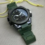 GShock Stylish Swiss Analog-Digital Watch BT Green
