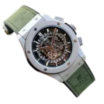 Hublot Watches - Big Bang Calendar Green Leather Strap Watch HBGS1