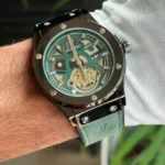 Hublot Watches Price in India- Hublot Leather Strap Unisex Green Watch