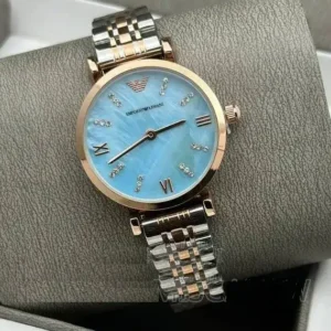Ladies Armani Watches Emporio Armani AR-11206 Ladies Premium Quality Watch Watch Aqua Blue