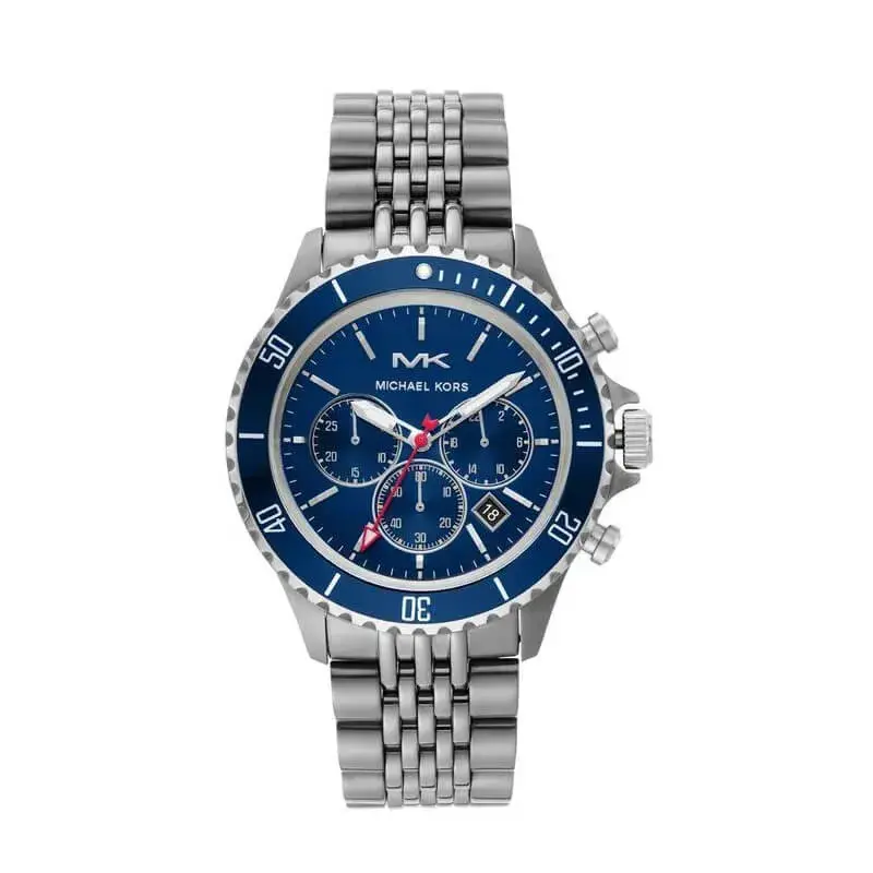 Michael Kors Men’s Chronograph Stainless Steel Blue Dial 44mm Watch MK8726 Michael Kors Men’s Chronograph Stainless Steel Blue Dial 44mm Watch MK8726