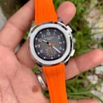 Patek Philippe Aquanaut 5968a-001 Orange Strap Automatic