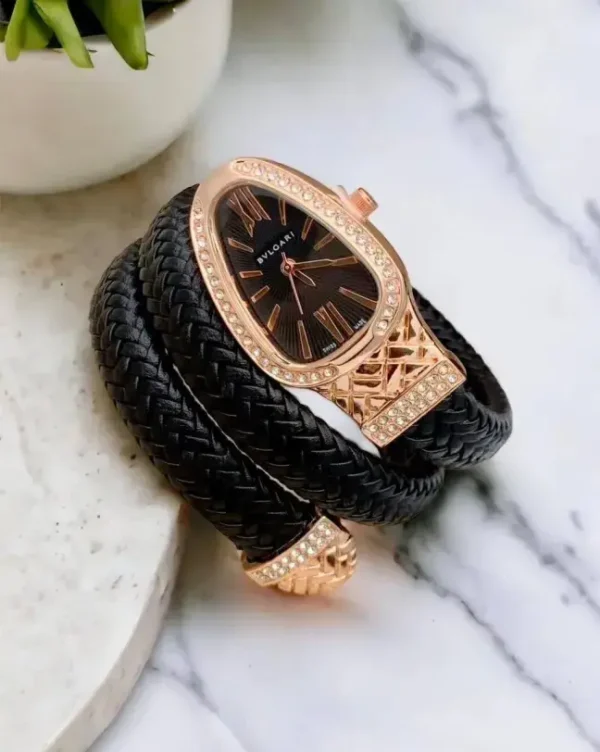 Snake Watch Collection Analog Watch - For Women Snake Black, Ladies Watch