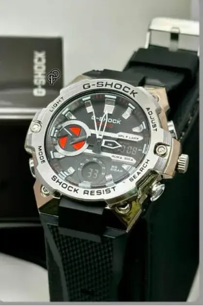 Stylish Analog-Digital Watch - LF Black
