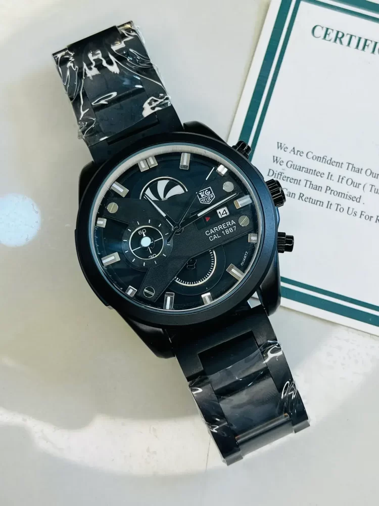 Tag Heuer Carrera CR7 Automatic Black Watch for Men Tag Heuer Carrera CR7 Automatic Black Watch for Men