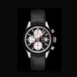 TagHeuer Carrera Calibre 16 Full Black Leather Strap Watch for Men