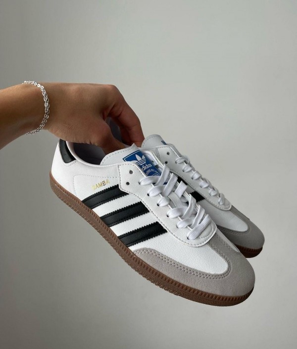 Adidas Samba White to Black First Copy