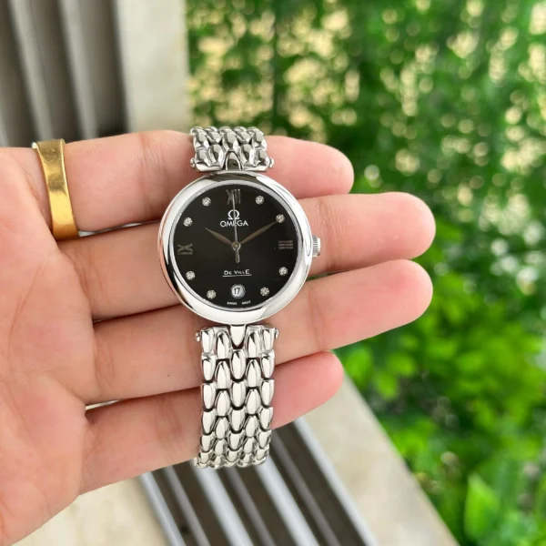 Omega Prestige Dewdrop Black First Copy