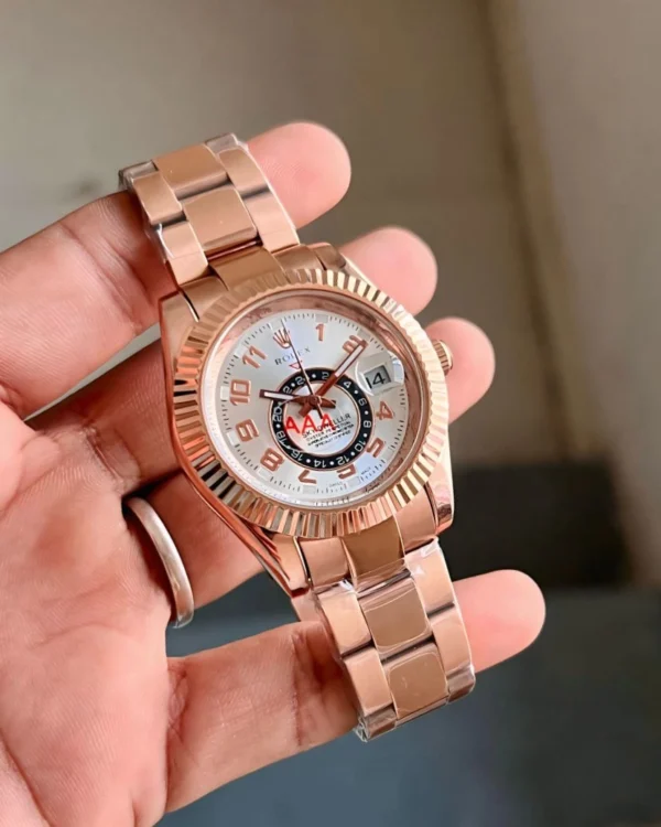 Rolex Stainless Steel Champagne